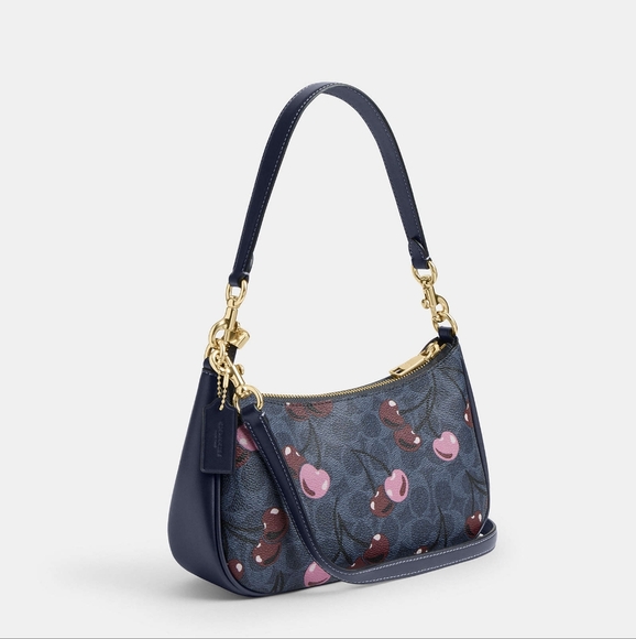 Coach Teri Shoulder Bag In Signature Canvas With NWT - Picture 3 of 9